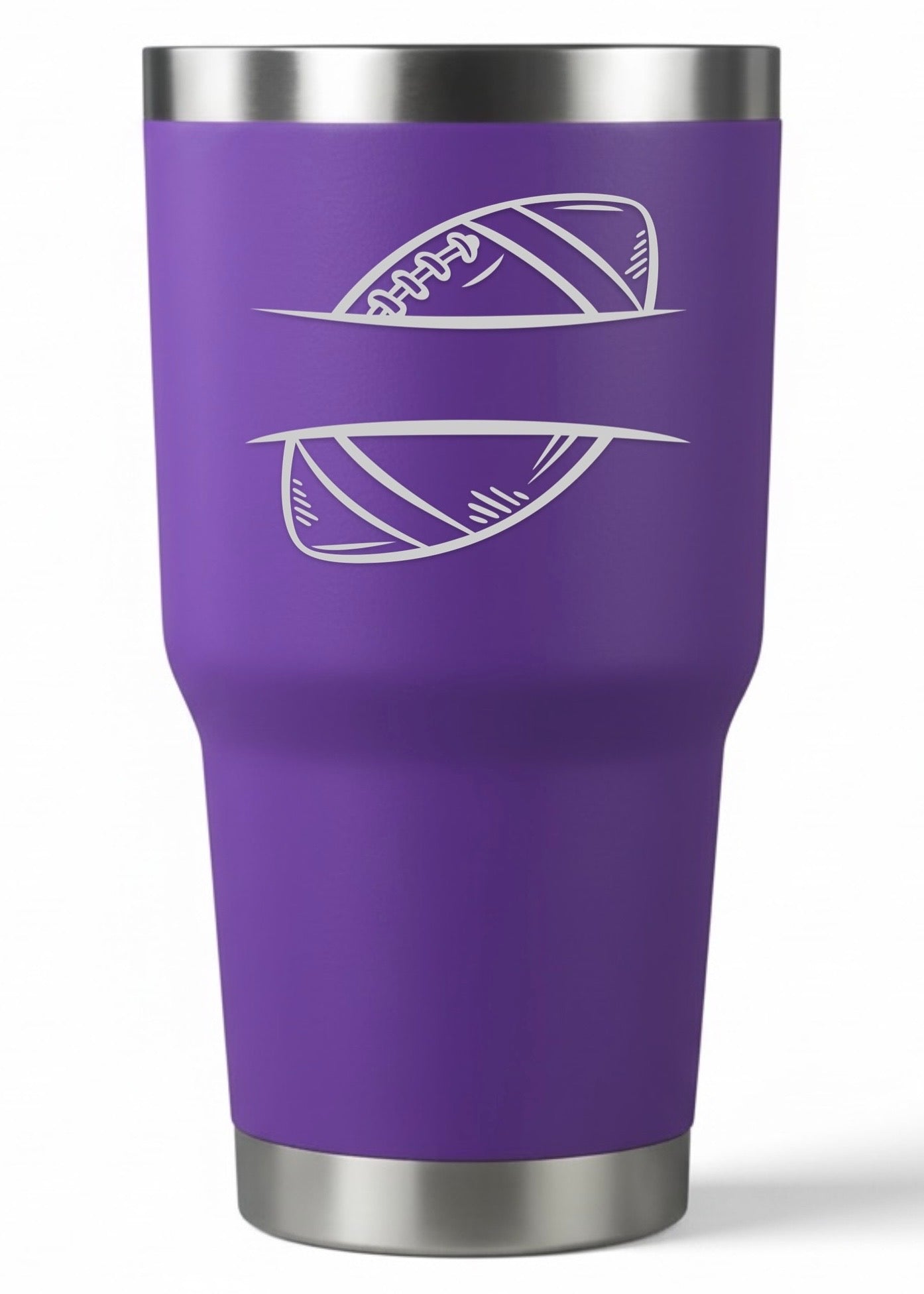 Personalized Football Tumbler