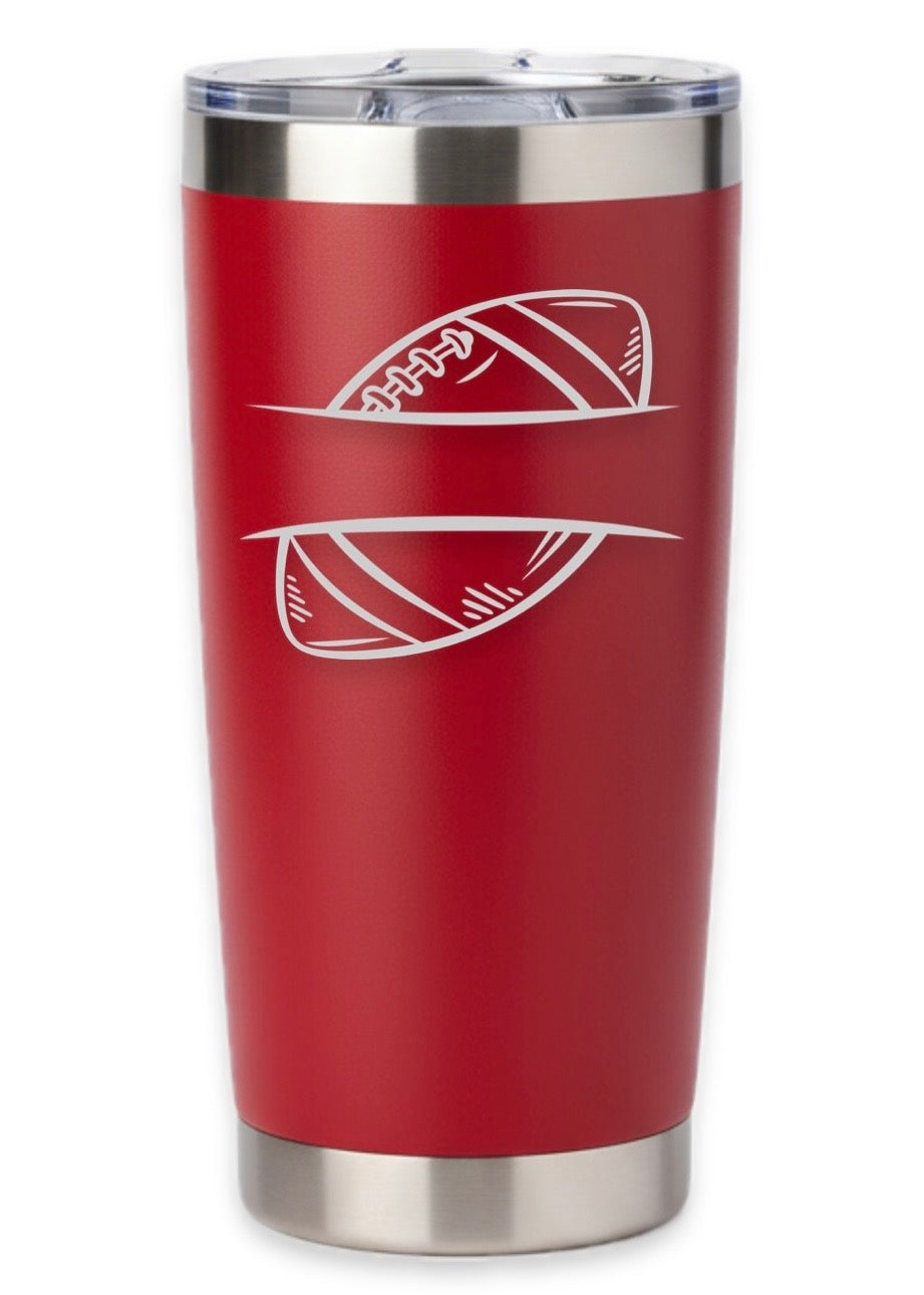 Personalized Football Tumbler