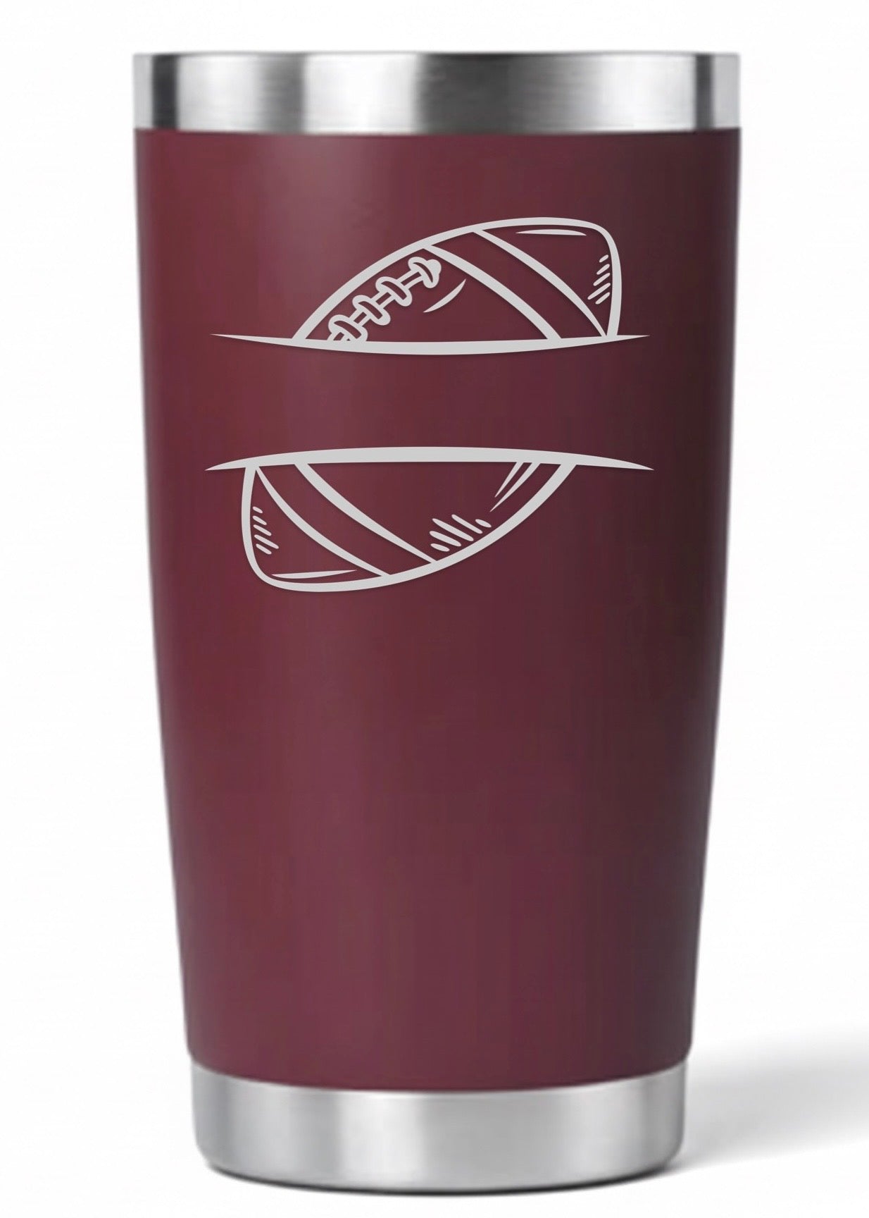 Personalized Football Tumbler