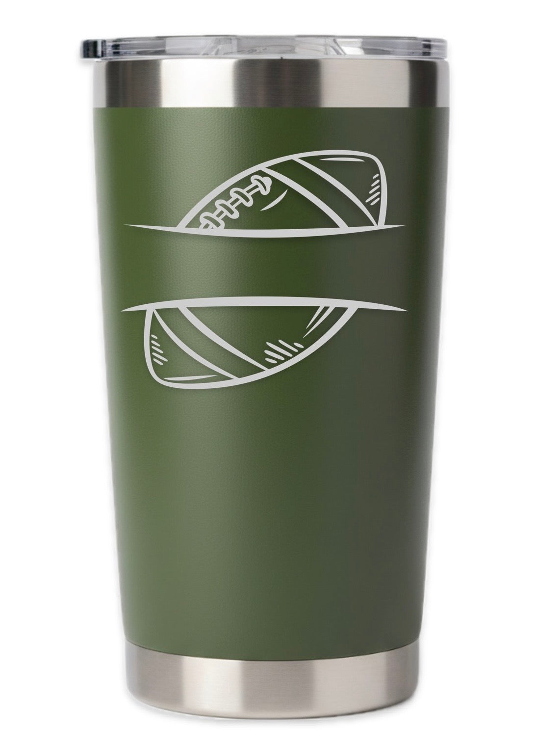 Personalized Football Tumbler