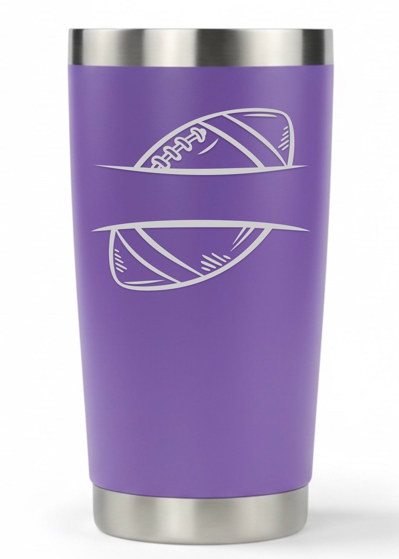 Personalized Football Tumbler