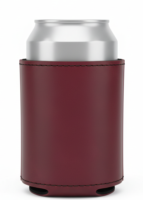 Personalized Leather Can Cooler