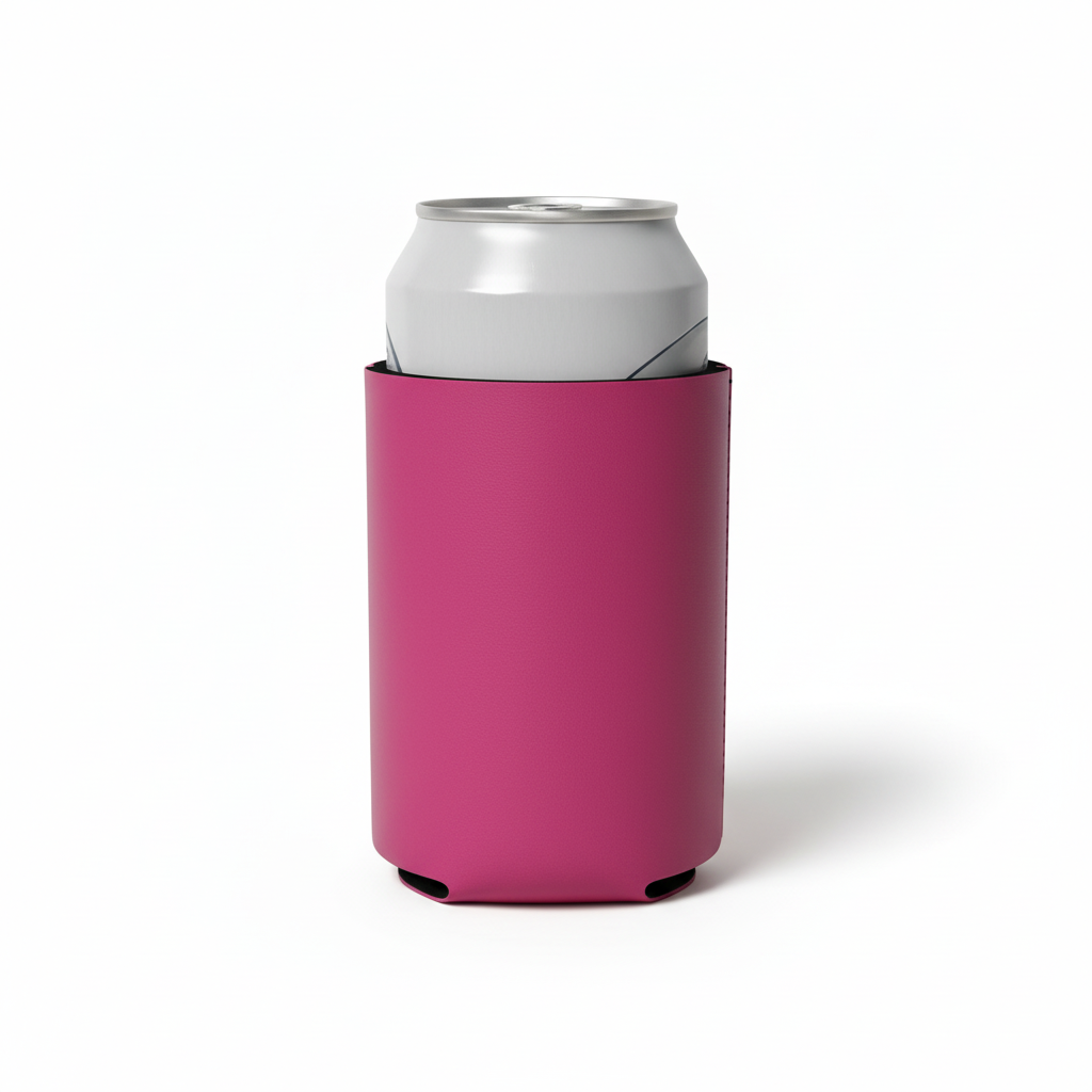 Personalized Leather Can Cooler