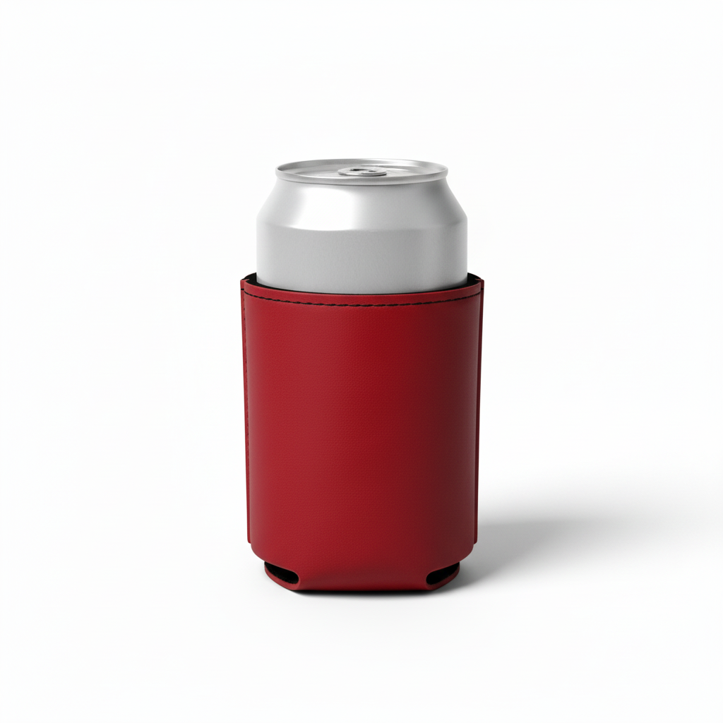 Personalized Leather Can Cooler