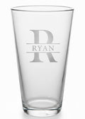 Custom Monogramed Pint Glasses