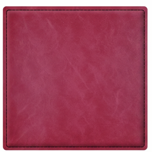 4" Fully Customizable Leatherette Coaster Set