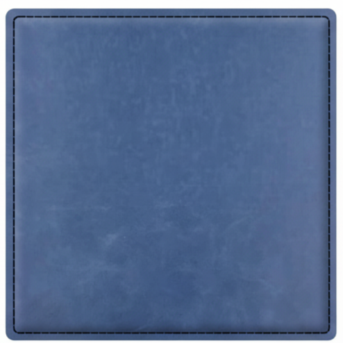 4" Fully Customizable Leatherette Coaster Set