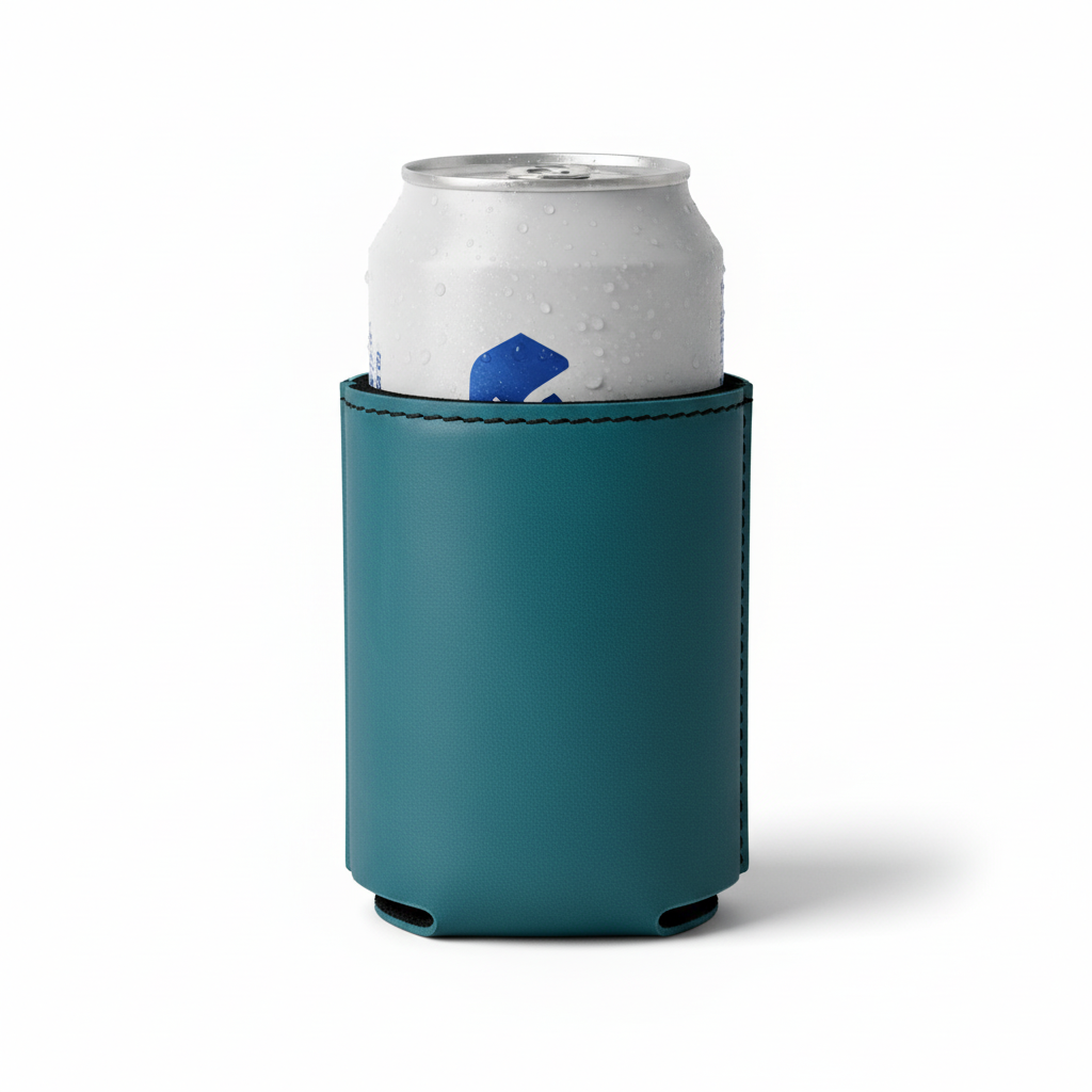 Personalized Leather Can Cooler