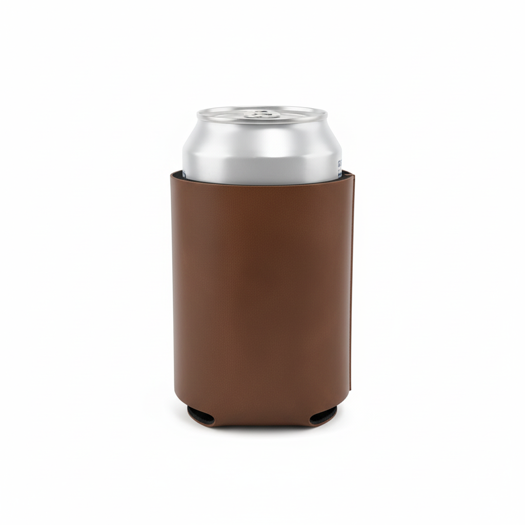 Personalized Leather Can Cooler